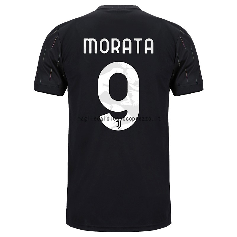 NO.9 Morata Seconda Maglia Juventus 2021 2022 Nero