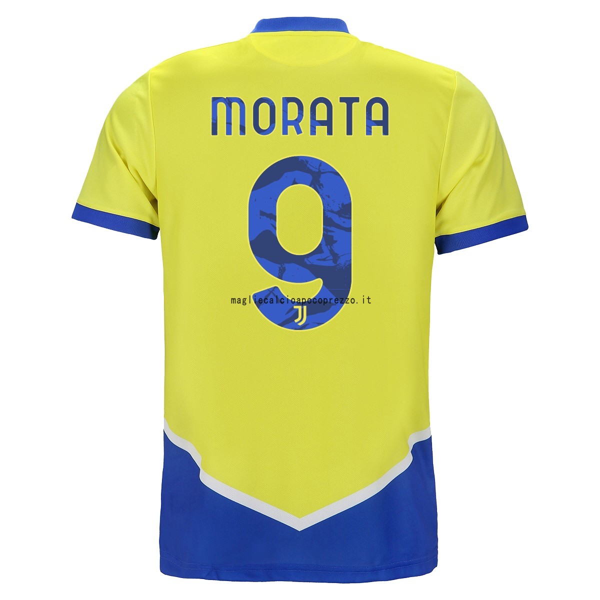 NO.9 Morata Terza Maglia Juventus 2021 2022 Giallo