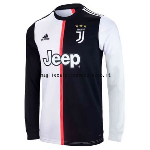 Prima Manica lunga Juventus 2019 2020 Bianco Nero