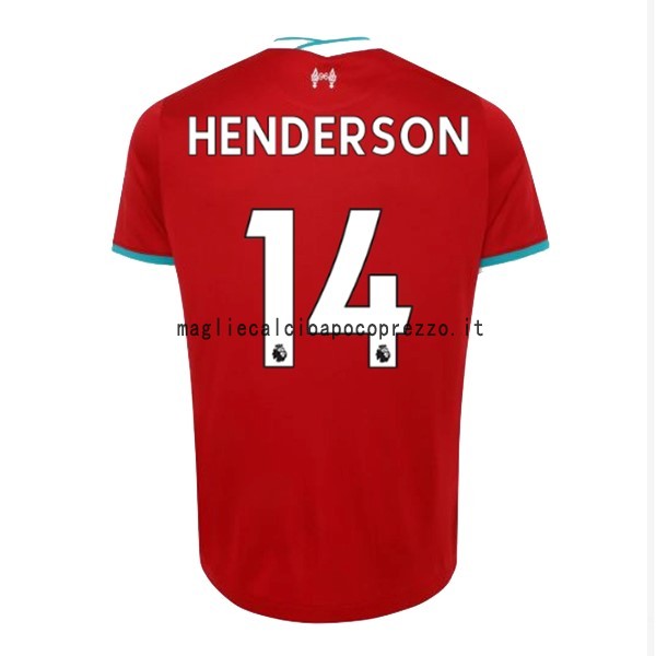 NO.14 Henderson Prima Maglia Liverpool 2020 2021 Rosso