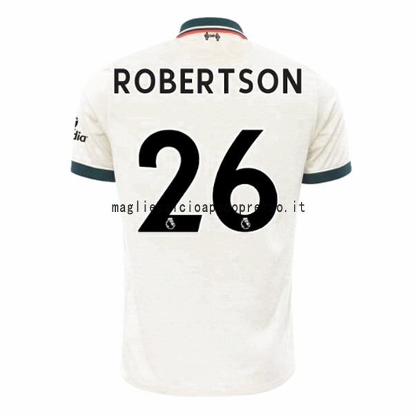 NO.26 Robertson Seconda Maglia Liverpool 2021 2022 Bianco
