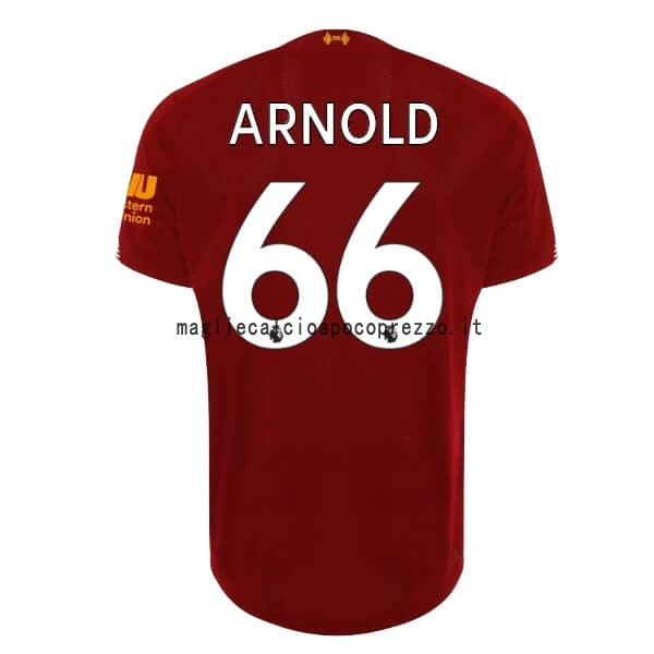 NO.66 Arnold Prima Maglia Liverpool 2019 2020 Rosso