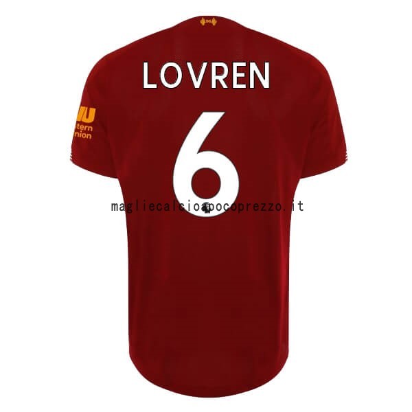 NO.6 Lovren Prima Maglia Liverpool 2019 2020 Rosso