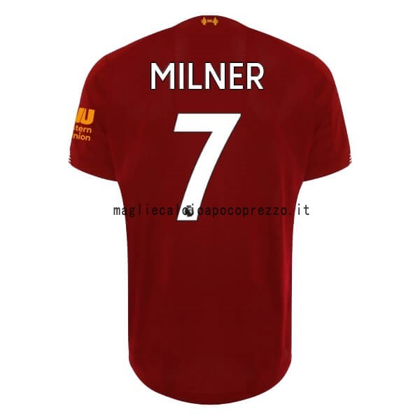 NO.7 Milner Prima Maglia Liverpool 2019 2020 Rosso