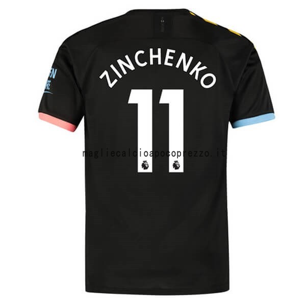 NO.11 Zinchenko Seconda Maglia Manchester City 2019 2020 Nero