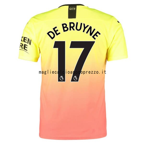 NO.17 De Bruyne Terza Maglia Manchester City 2019 2020 Arancione