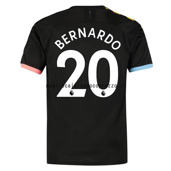 NO.20 Bernardo Seconda Maglia Manchester City 2019 2020 Nero