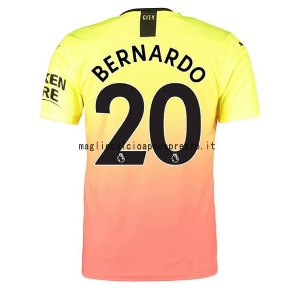 NO.20 Bernardo Terza Maglia Manchester City 2019 2020 Arancione
