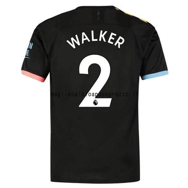 NO.2 Walker Seconda Maglia Manchester City 2019 2020 Nero
