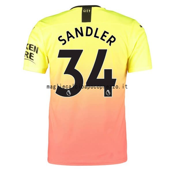 NO.34 Sandler Terza Maglia Manchester City 2019 2020 Arancione