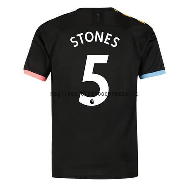 NO.5 Stones Seconda Maglia Manchester City 2019 2020 Nero