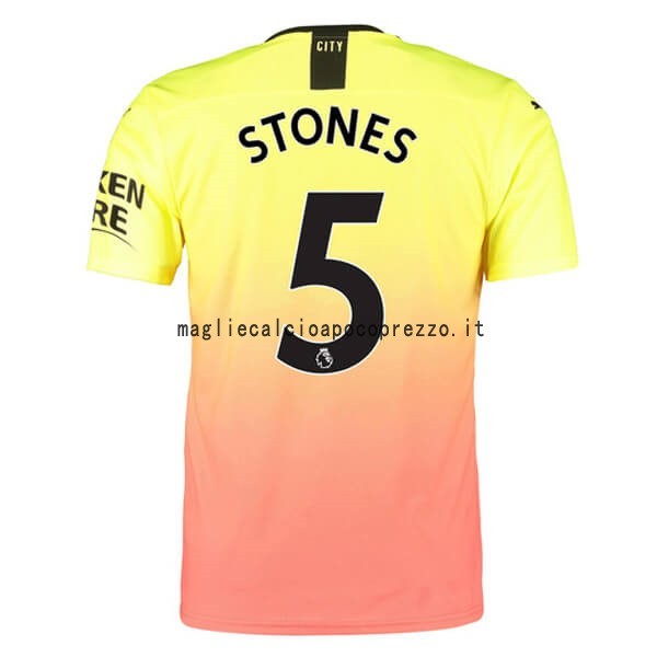 NO.5 Stones Terza Maglia Manchester City 2019 2020 Arancione