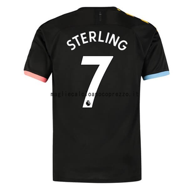 NO.7 Sterling Seconda Maglia Manchester City 2019 2020 Nero