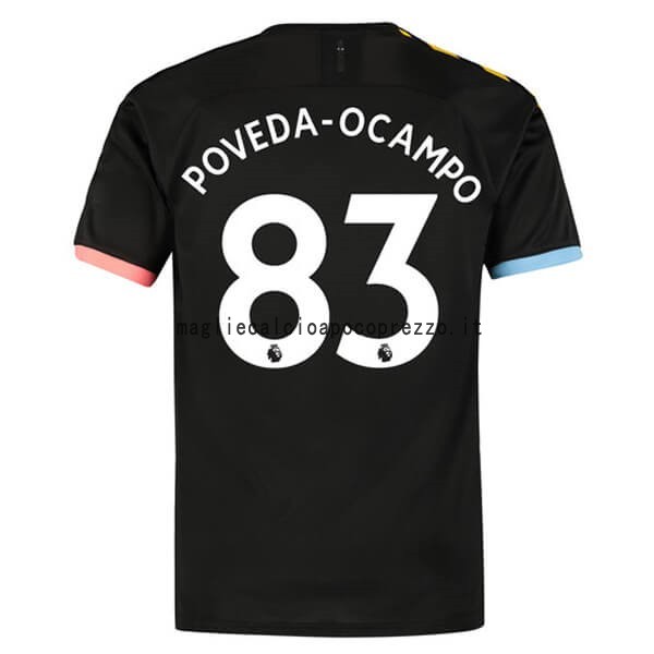 NO.83 Poveda Ocampo Seconda Maglia Manchester City 2019 2020 Nero