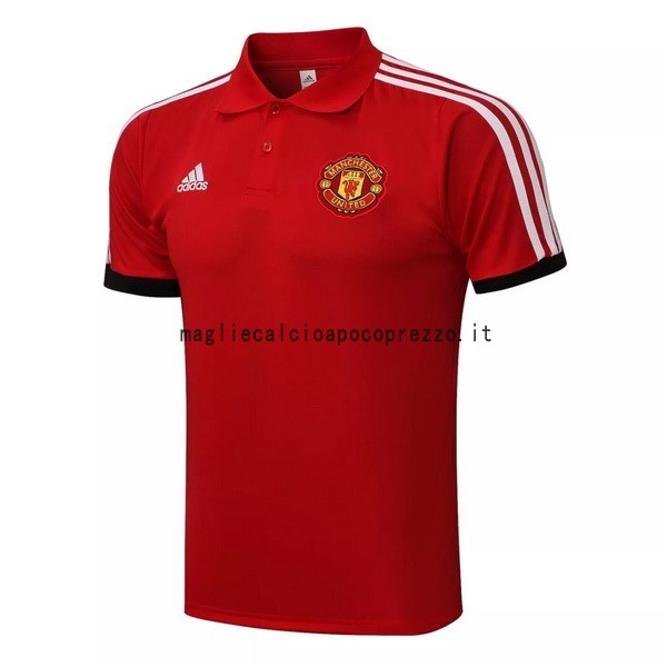 Polo Manchester United 2021 2022 Rosso Bianco