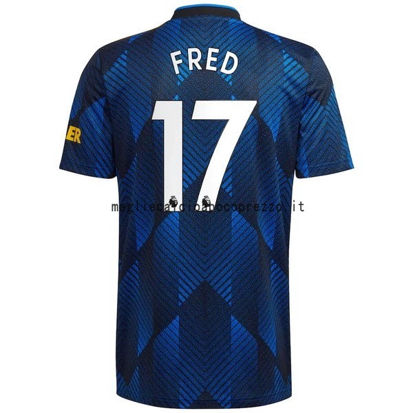 NO.17 Fred Terza Maglia Manchester United 2021 2022 Blu