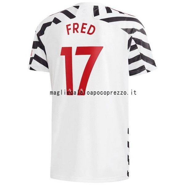 NO.17 Fred Terza Maglia Manchester United 2020 2021 Bianco