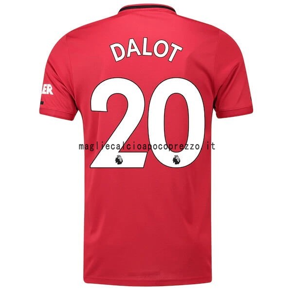 NO.20 Dalot Prima Maglia Manchester United 2019 2020 Rosso