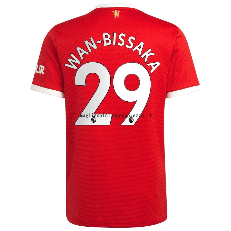 NO.29 Wan Bissaka Prima Maglia Manchester United 2021 2022 Rosso