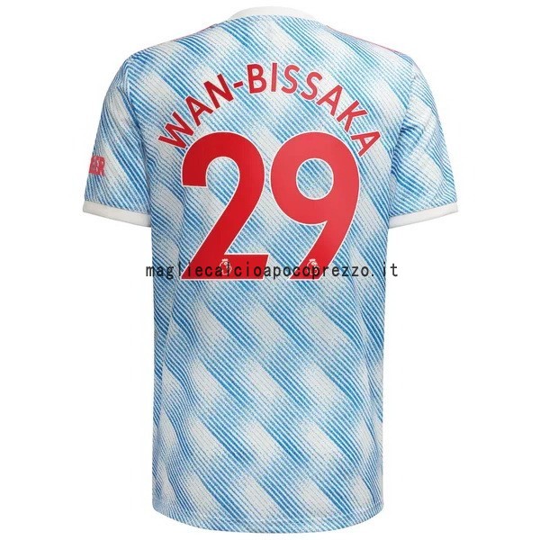 NO.29 Wan Bissaka Seconda Maglia Manchester United 2021 2022 Blu