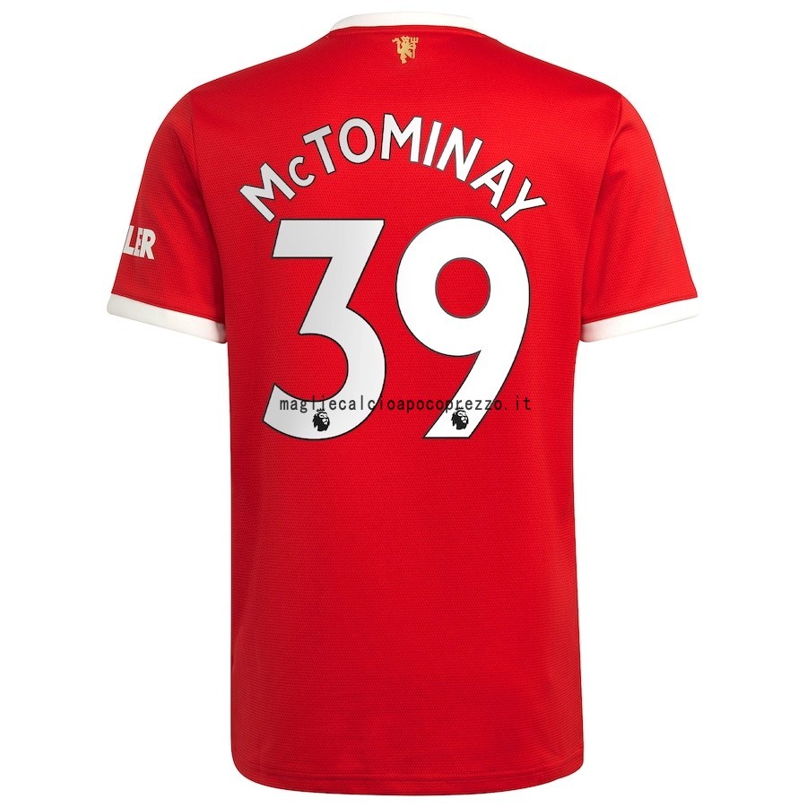 NO.39 McTominay Prima Maglia Manchester United 2021 2022 Rosso
