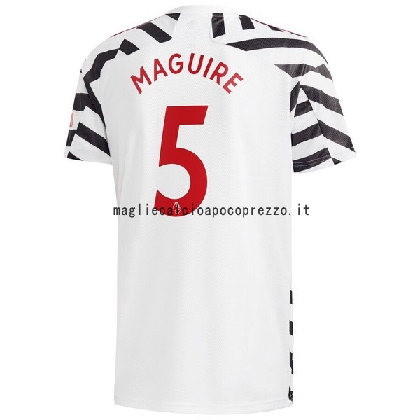 NO.5 Maguire Terza Maglia Manchester United 2020 2021 Bianco