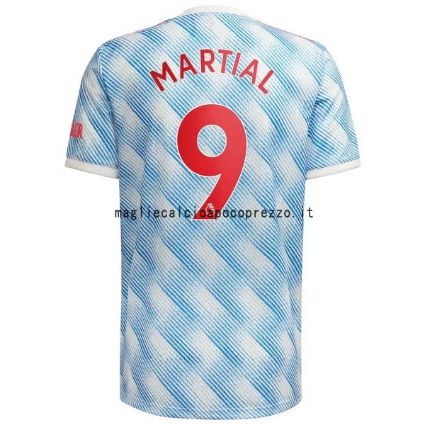 NO.9 Martial Seconda Maglia Manchester United 2021 2022 Blu