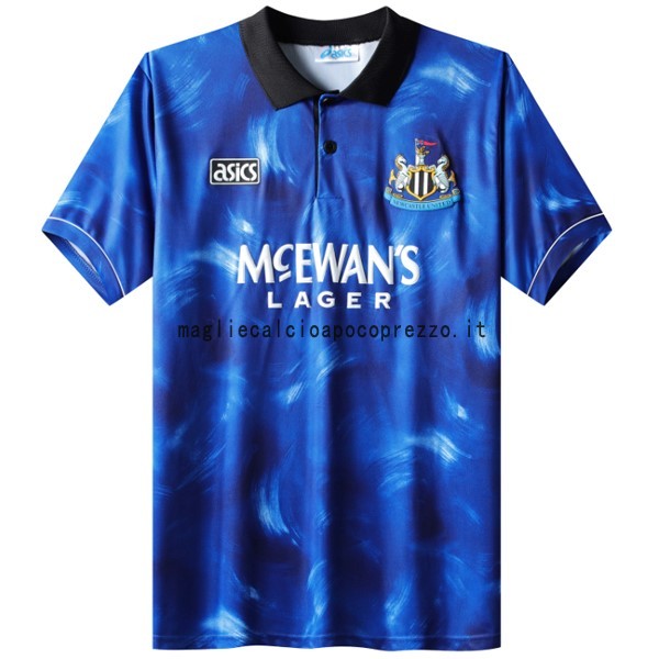 Seconda Maglia Newcastle United Retro 1993 1995 Blu