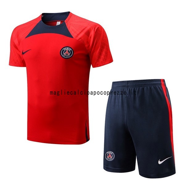 Formazione Set Completo Paris Saint Germain 2022 2023 Rosso I Blu