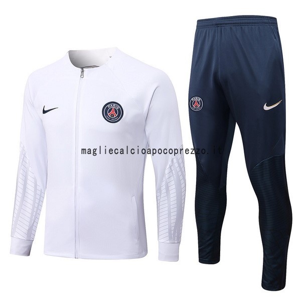 Giacca Bambino Paris Saint Germain 2022 2023 Bianco Blu