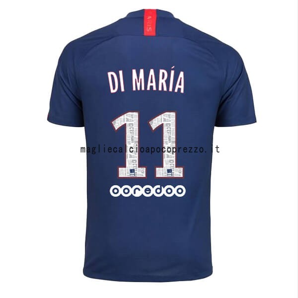 NO.11 Di Maria Prima Maglia Paris Saint Germain 2019 2020 Blu