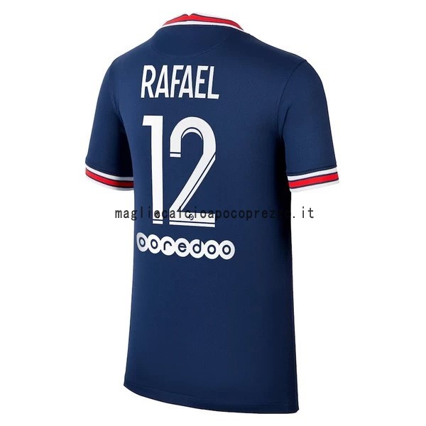 NO.12 Rafael Prima Maglia Paris Saint Germain 2021 2022 Blu