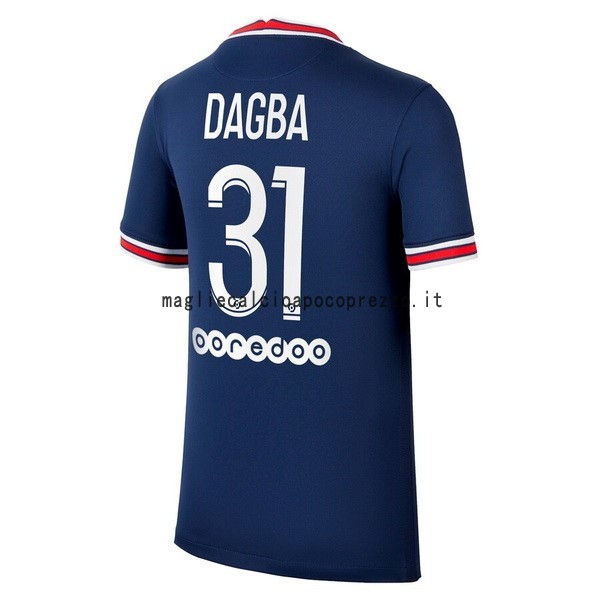 NO.31 Dagba Prima Maglia Paris Saint Germain 2021 2022 Blu