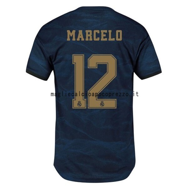 NO.12 Marcelo Seconda Maglia Real Madrid 2019 2020 Blu