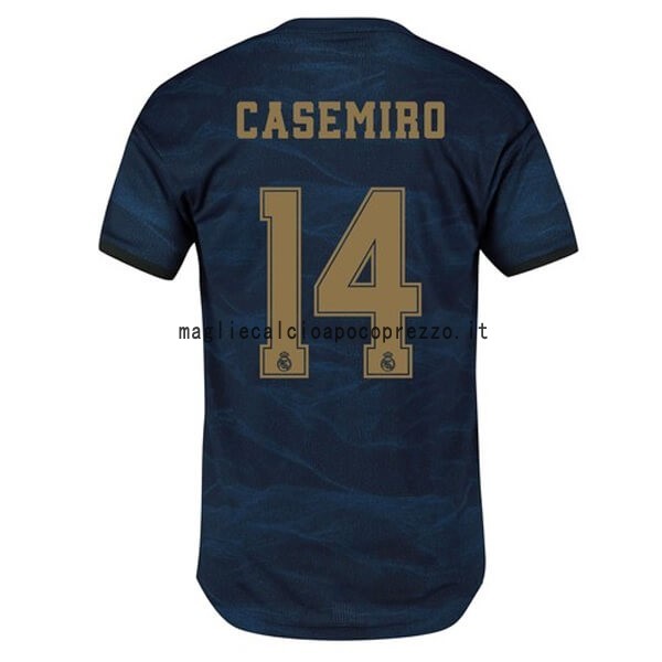 NO.14 Casemiro Seconda Maglia Real Madrid 2019 2020 Blu