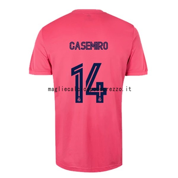 NO.14 Casemiro Seconda Maglia Real Madrid 2020 2021 Rosa
