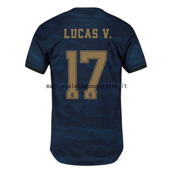 NO.17 Lucas V. Seconda Maglia Real Madrid 2019 2020 Blu