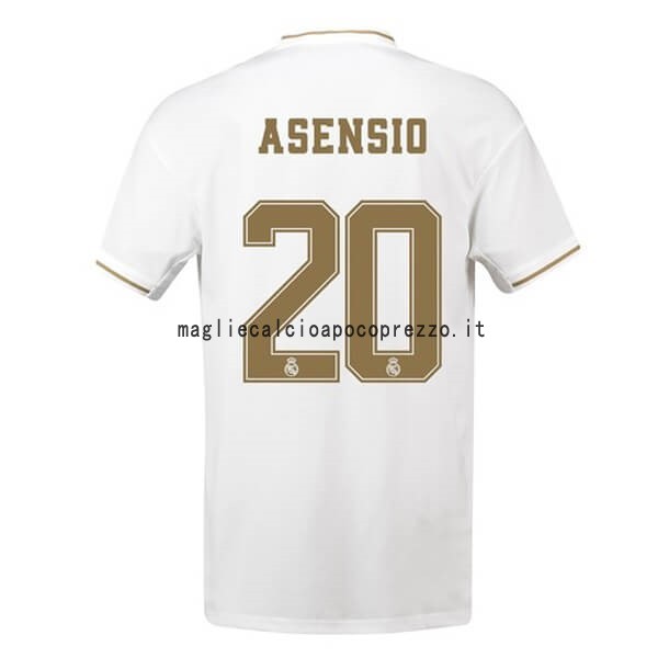 NO.20 Asensio Prima Maglia Real Madrid 2019 2020 Bianco