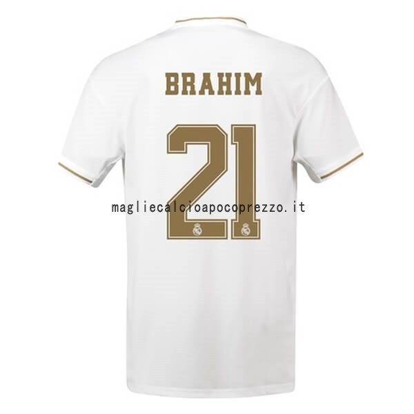 NO.21 Brahim Prima Maglia Real Madrid 2019 2020 Bianco
