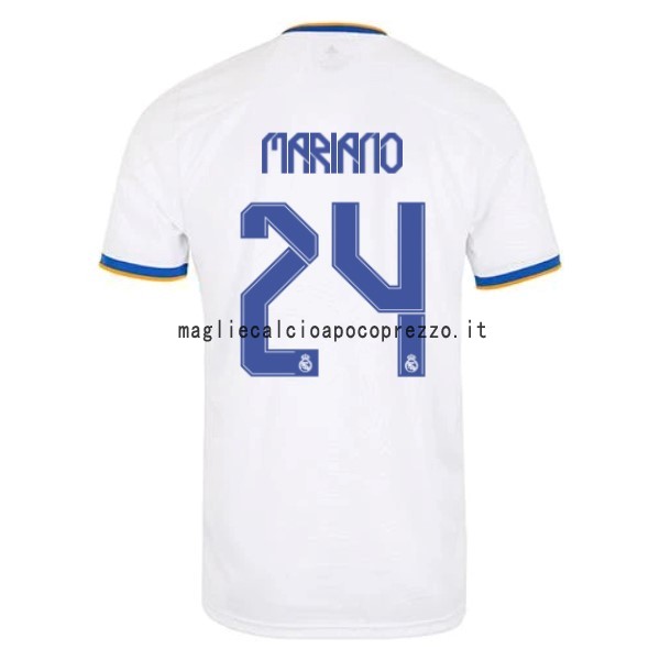 NO.24 Mariano Prima Maglia Real Madrid 2021 2022 Bianco