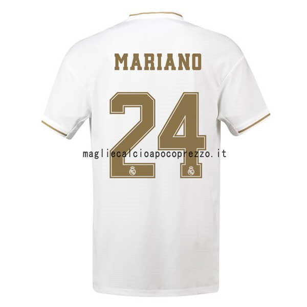NO.24 Mariano Prima Maglia Real Madrid 2019 2020 Bianco