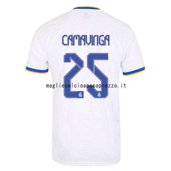 NO.25 Camavinga Prima Maglia Real Madrid 2021 2022 Bianco