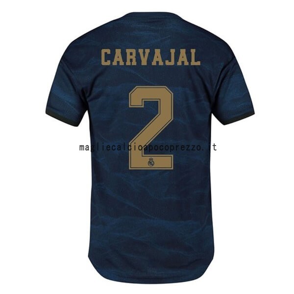 NO.2 Carvajal Seconda Maglia Real Madrid 2019 2020 Blu