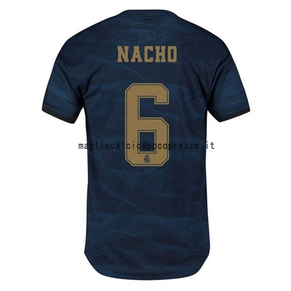 NO.6 Nacho Seconda Maglia Real Madrid 2019 2020 Blu