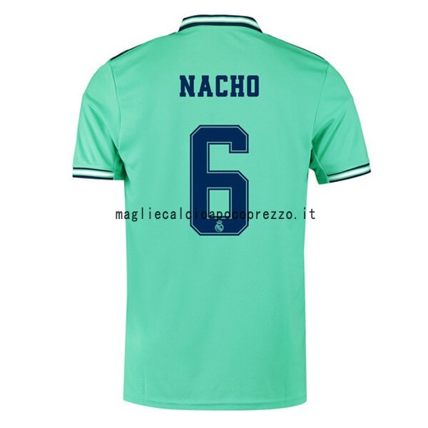 NO.6 Nacho Terza Maglia Real Madrid 2019 2020 Verde