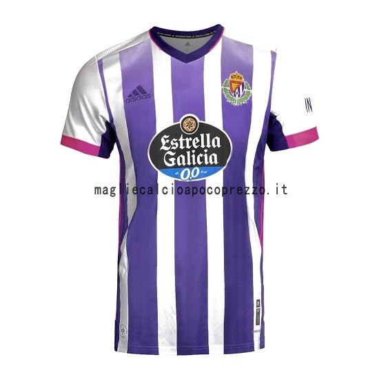 Prima Maglia Real Valladolid 2020 2021 Bianco Purpureo