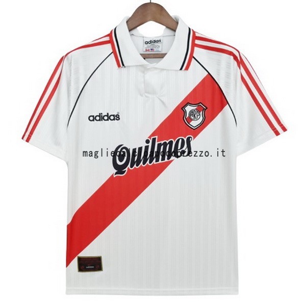 Prima Maglia River Plate Retro 1995 1996 Bianco
