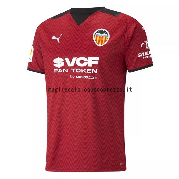 Seconda Maglia Valencia 2021 2022 Rosso