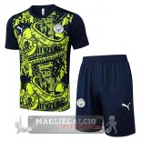 Set Completo Maglia Formazione Manchester City 2024 2025 Verde Blu Navy Set Completo Maglia Formazione Manchester City 2024 2025 Verde Blu Navy