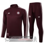 Set Completo Felpa Allenamento Formazione Bayern Munich 2025 2026 Borgogna Set Completo Felpa Allenamento Formazione Bayern Munich 2025 2026 Borgogna